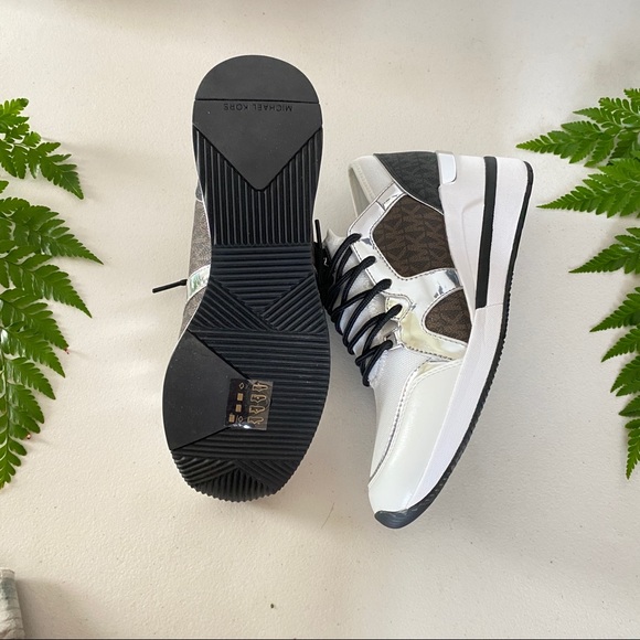 MICHAEL KORS LIV TRAINER EXTREME WEDGE SNEAKER - Picture 8 of 12